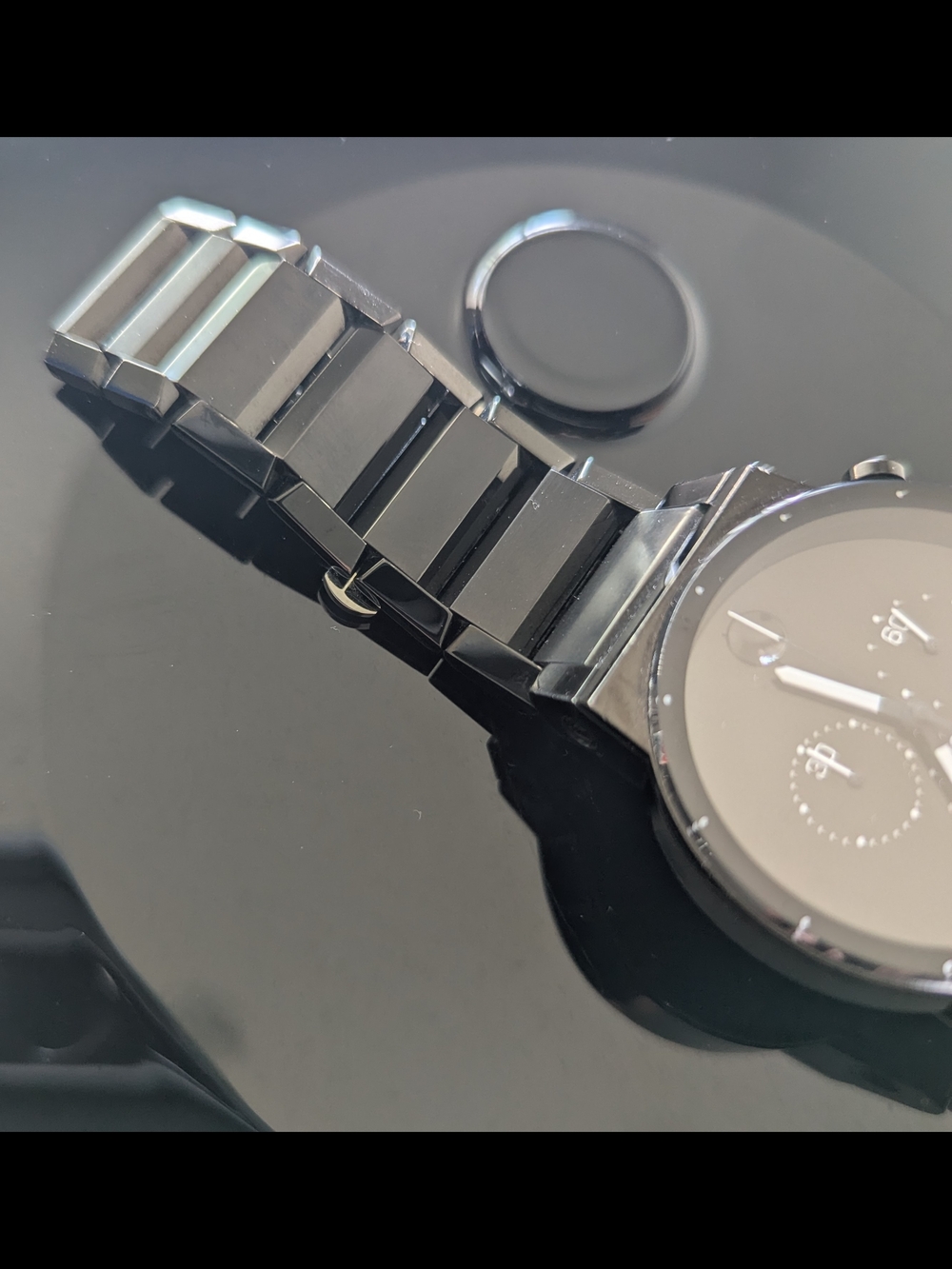 Movado Watch Mens Synergy CHRONOGRAPH $2695 - Picture 4 of 15